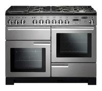 Rangemaster Professional Deluxe 110cm Dual Fuel Range Cooker - Stainless Steel
