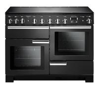 Rangemaster PDL110EICB/C Professional Deluxe Charcoal Black 110cm Dual Fuel Induction Range Cooker - A Rated - 126130