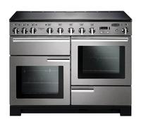 Rangemaster Professional Deluxe 110cm Electric Induction Range Cooker - Stainless Steel