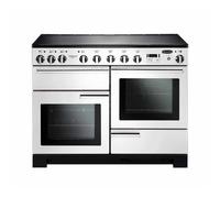 Rangemaster PDL110EIWH/C Professional Deluxe 110 Induction White 110cm Electric Induction Range Cooker