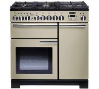 Rangemaster PDL90DFFCR/C Professional Deluxe 90 Dual Fuel Range Cooker, Cream