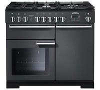 Rangemaster PDL100DFFSL/C Professional Deluxe 100 Dual Fuel Range Cooker, Slate