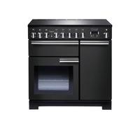 Rangemaster Professional Deluxe 90 Induction Range Cooker - Charcoal Black