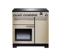 Rangemaster Professional Deluxe 90 Induction Range Cooker - Cream