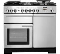 Rangemaster Professional Deluxe PDL100DFFSS/C 100cm Dual Fuel Range Cooker - Stainless Steel