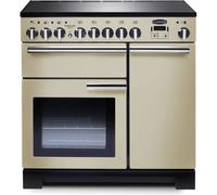 Rangemaster PDL90EICR/C Professional Deluxe Cream with Chrome Trim 90cm Induction Range Cooker - A Rated - 97880
