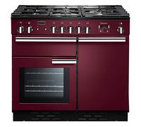 Rangemaster PROP100DFFCY/C Professional + 100 Dual Fuel Range Cooker| Cranberry