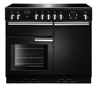 Rangemaster PROP100ECBL/C Professional Plus Black / Chrome 100cm Ceramic Range Cooker A