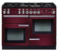 Rangemaster Professional Plus 110 Natural Gas FSD Range Cooker - Freestanding - PROP110NGFCY/C - Cranberry / Chrome