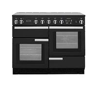 Rangemaster Professional Plus PROP110EIGB/C 110cm Electric Range Cooker with Induction Hob - Black - A/A Rated, Black