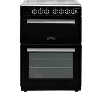 Rangemaster PROPL60ECBL/C Professional+ 60cm Ceramic Freestanding Cooker, Black