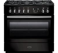 Rangemaster Professional Plus FX 90cm Dual Fuel Range Cooker - Black