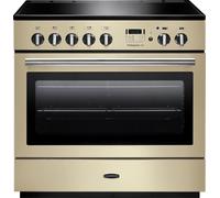 Rangemaster Professional Plus FX PROP90FXEICR/C 90cm Electric Range Cooker with Induction Hob - Cream - A Rated, Cream