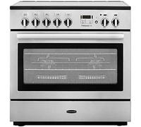 Rangemaster Professional Plus FX PROP90FXEISS/C 90cm wide Electric Range Cooker with Induction Hob - Stainless Steel - A Rated