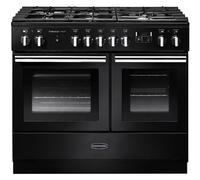 Rangemaster Professional Plus FX 100cm Dual Fuel Range Cooker - Black