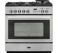 Rangemaster Professional Plus FXP 90cm Dual Fuel Range Cooker - Stainless Steel