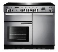 Rangemaster PROP100ECSS/C Professional Plus Stainless Steel / Chrome 100cm Ceramic Range Cooker A