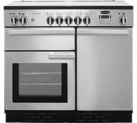 Rangemaster Professional Plus PROP100EISS/C 100cm wide Electric Range Cooker with Induction Hob - Stainless Steel - A/A Rated, Stainless Steel