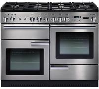 Rangemaster Professional Plus PROP110DFFSS/C Stainless Steel / Chrome 110cm Dual Fuel Range Cooker A