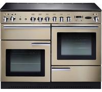 Rangemaster Professional Plus PROP110ECCR/C 110cm Electric Range Cooker with Ceramic Hob - Cream / Chrome - A/A Rated, Cream