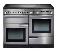 Rangemaster Professional Plus PROP110ECSS/C 110cm wide Electric Range Cooker with Ceramic Hob - Stainless Steel - A/A Rated, Stainless Steel