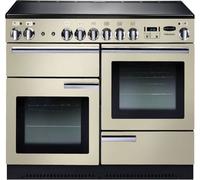 Rangemaster PROP110EICR/C Professional Plus Electric Induction 110 Range Cooker Cream Chrome