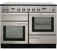 Rangemaster Professional Plus PROP110EISS/C 110cm Electric Range Cooker with Induction Hob - Stainless Steel - A/A Rated, Stainless Steel