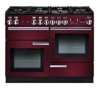 Rangemaster PROP110NGFCY/C Professional Plus Gas 110 Range Cooker Cranberry Chrome