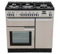 Rangemaster Professional Plus PROP90DFFSS/C 90cm Dual Fuel Range Cooker - Stainless Steel - A/A Rated, Stainless Steel