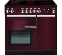 Rangemaster PROP90ECCY/C Professional Plus 90cm Ceramic Range Cooker 91840 - CRANBERRY