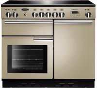 Rangemaster PROP100ECCR/C Professional Plus Cream with Chrome 100cm Ceramic Range Cooker 112370 A