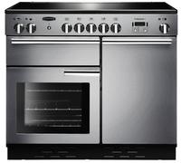 Rangemaster PROP100ECSS/C Professional Plus Stainless Steel / Chrome 100cm Ceramic Range Cooker A