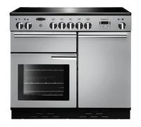 Rangemaster Professional Plus PROP100EISS/C 100cm wide Electric Range Cooker with Induction Hob - Stainless Steel - A/A Rated, Stainless Steel