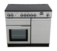 Rangemaster Professional Plus PROP100EISS/C 100cm wide Electric Range Cooker with Induction Hob - Stainless Steel - A/A Rated, Stainless Steel