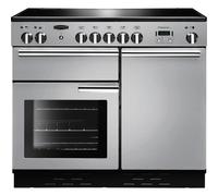 Rangemaster Professional Plus PROP100EISS/C 100cm wide Electric Range Cooker with Induction Hob - Stainless Steel - A/A Rated, Stainless Steel