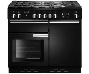 Rangemaster PROP100NGFGB/C Professional Plus Black / Chrome 100cm Gas Range Cooker 111780