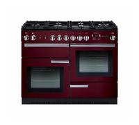 Rangemaster PROP110DFFCY/C - Red/Chrome 110cm Range Cooker - Dual Fuel