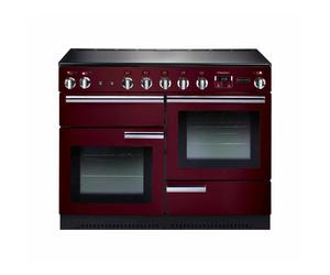 Rangemaster PROP110EICY/C - Cranberry/Chrome Extractor - 110cm Induction - A Energy