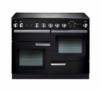 Rangemaster Professional Plus PROP110EIGB/C 110cm wide Electric Range Cooker with Induction Hob - Black - A/A Rated, Black