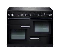Rangemaster Professional Plus PROP110EIGB/C 110cm Electric Range Cooker with Induction Hob - Black - A/A Rated, Black