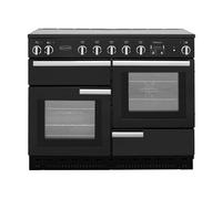 Rangemaster Professional Plus PROP110EIGB/C 110cm Electric Range Cooker with Induction Hob - Black - A/A Rated, Black