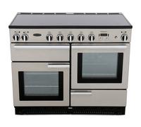 Rangemaster Professional Plus 110cm Electric Range Cooker with Induction Hob - Stainless Steel