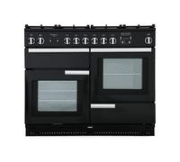 Rangemaster PROP110NGFGB/C Professional Plus Gas 110 Range Cooker Gloss Black