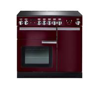 Rangemaster PROP90ECCY/C 91840 Professional Plus 90 Electric Ceramic Range Cooker in Cranberry
