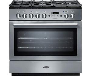 Rangemaster PROP90FXDFFSSC Professional Plus FX 90cm Dual Fuel Range Cooker - Stainless Steel