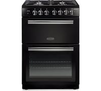 Rangemaster Propl60Dffbl/c - Black/chrome Dual Fuel Cooker - Double Oven