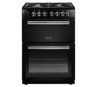 Rangemaster PROPL60DFFBL/C Professional Plus 60cm Freestanding Dual Fuel Cooker - BLACK