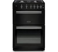 Rangemaster Propl60Ngfbl/c - Black/chrome Gas Cooker - Double Oven Energy