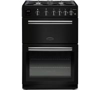 Rangemaster PROPL60NGFBL/C - Black/Chrome Gas Cooker - Double Oven - A+ Energy