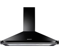 Rangemaster RCLAHDC110BL/C Classic Black / Chrome 110cm Chimney Cooker Hood B